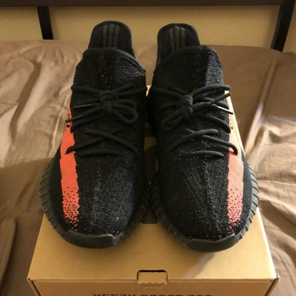 Adidas Yeezy Boost 350 Core Red - Picture 3 of 8
